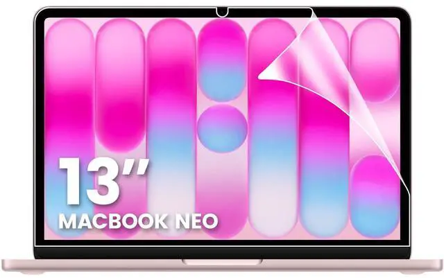 Main image of 2-Pack Anti Glare Matte Laptop Screen Protector Compatible with 2026 MacBook Neo 13 inch with A18 Pro Chip - Eye Protection Screen Guard for Students and Programmers