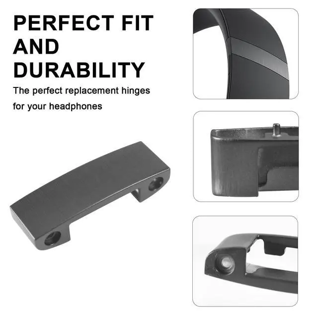 Alt view image 4 of 7 - Studio Pro Replacement Headband & Hinge Replacement for Beats Studio Pro Headphone,Durable Parts Accessories Repair Kit Set(Black)