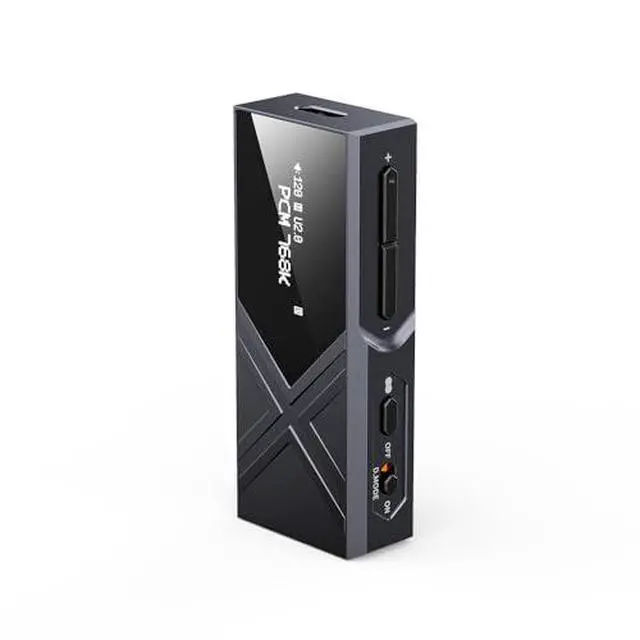 Alt view image 2 of 7 - KA17 Portable USB DAC Audio HiFi Decoder, Dual ES9069Q PCM768 DSD512 3.5/4.4mm Output for Android iOS Mac Win10 (Black)
