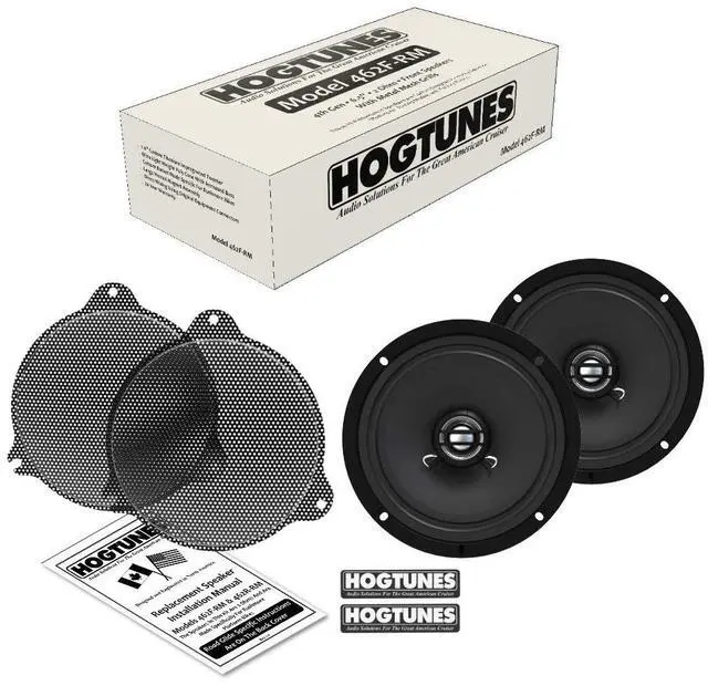 Main image of 462F-RM 6.5" Front Speakers with Grills (2 Pack), Fits 2014-Current Harley-Davidson Motorcycles