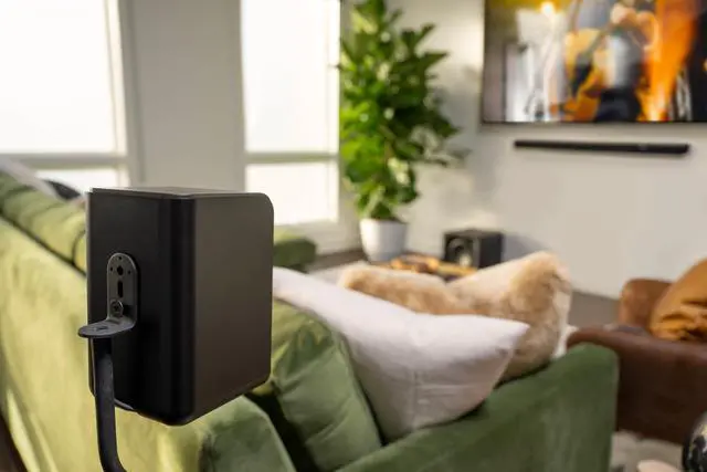 Alt view image 7 of 7 - Flexus SURR 100 Surround Sound Speakers with Immersive Dolby Atmos Technology - Black