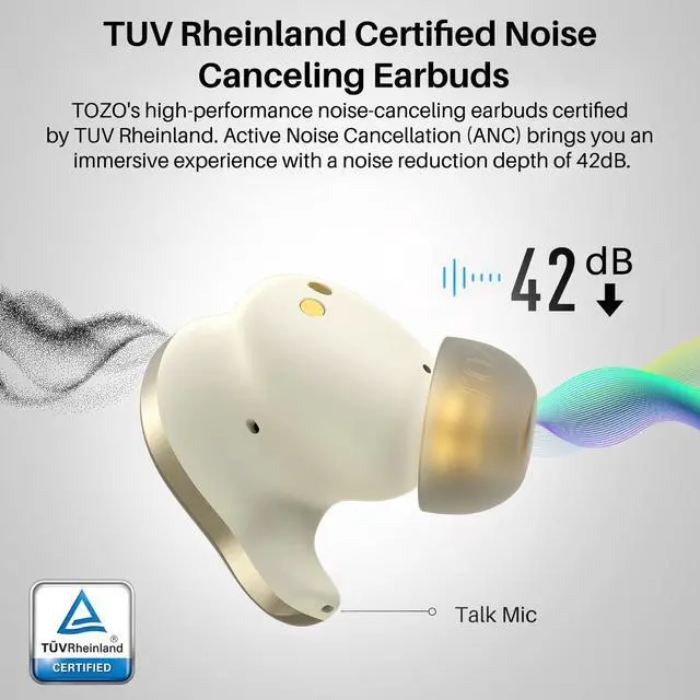 Alt view image 3 of 7 - Golden X1 Wireless Earbuds Balanced Armature and Hybrid Dynamic Driver | Bluetooth Headphones OrigX Pro, LDAC & Hi-Res Audio Wireless, Environment & Active Noise Cancellation Headset