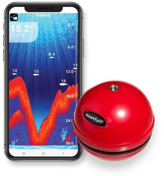 Main image of FishPod 5X Bluetooth Fish Finder with AI Technology