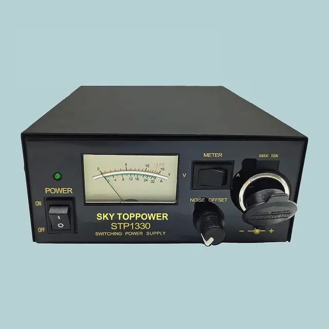 Alt view image 5 of 7 - 13.8V 30A Power Supply for Ham Radio,Universal Compact PSU | 30Amp Regulated Home Lab Benchtop AC-to-DC Converter for CB/HAM/Amateur Radio,Cigarette Lighter Socket,Screw-Type Terminals