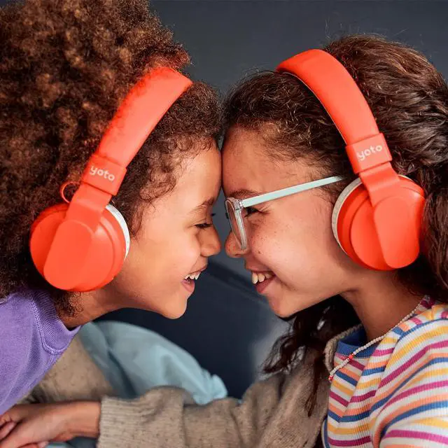Alt view image 4 of 6 - Wireless Headphones for Kids - Bluetooth, Volume-Limiting, Ages 3-12 | Kids bluetooth over-ear headphones | adjustable lightweight foldable | volume limiting safe listening | travel bag included