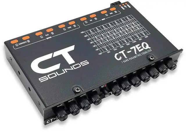 Main image of CT-7EQ 7 Band 1/2 Din Parametric Car Audio Equalizer