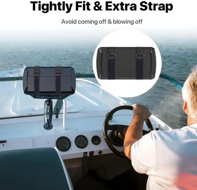 Alt view image 7 of 7 - Helix7 Cover - Heavy Duty Fish Finder Sun Cover,Helix 7 Silicone Screen Protector for 780036-1 UC H7 PR Helix 7,Fits Most of Helix 7 Series, Professional Protection for Screen from Sun/Weather Damage