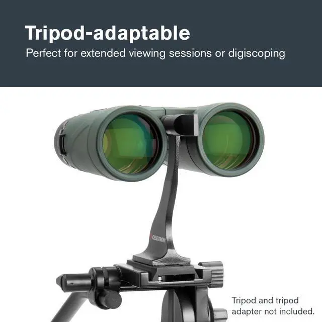 Alt view image 6 of 7 - Nature DX 10x42 Waterproof Binoculars for Birding & Hiking | 10x Magnification, Phase-Coated Roof Prism, Nitrogen-Purged Housing, Twist-Up Eyecups, Rugged All-Weather Design