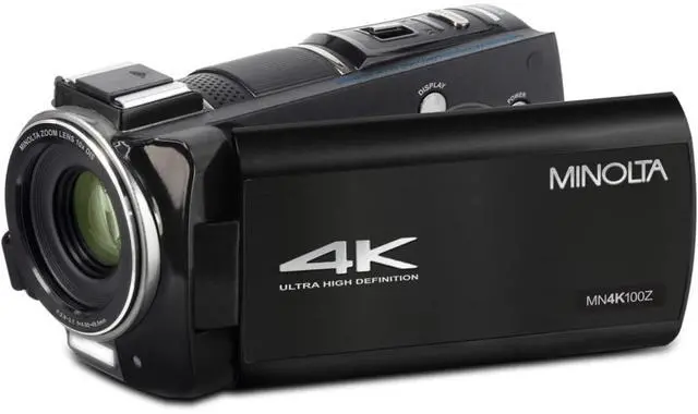 Main image of Showtime MN4K100Z 4K Camcorder, 10X Optical Zoom, 28MP (Black) | Portable wireless speaker delivers convenient audio for home, travel and outdoor adventures