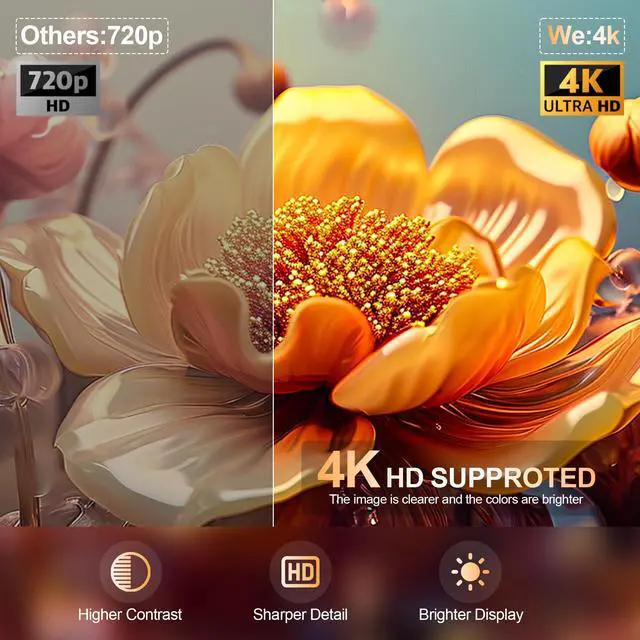 Alt view image 2 of 7 - Android 13.0 TV Stick 4K, Ultra-Portable Smart TV Stick 2GB RAM 16GB ROM, Supports 2.4G/5G WiFi Bluetooth 5.0 USB HDR10 with Voice Remote Control for Home Theaters and Smart TV Upgrades