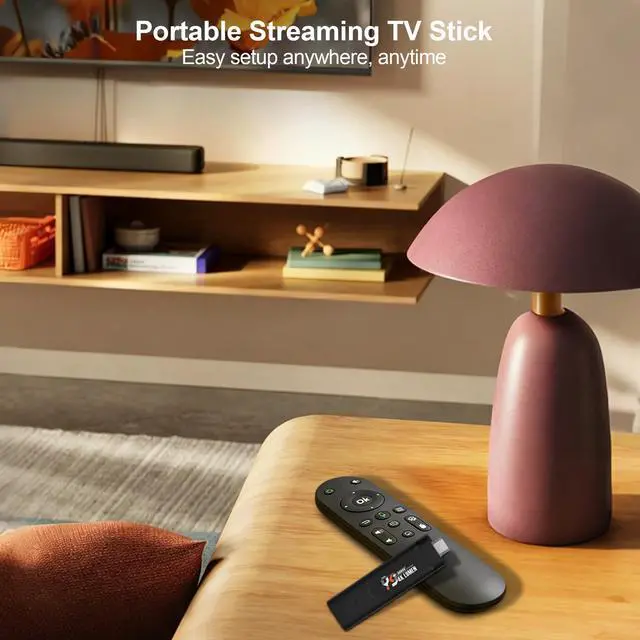 Alt view image 5 of 7 - Android 13.0 TV Stick 4K, Ultra-Portable Smart TV Stick 2GB RAM 16GB ROM, Supports 2.4G/5G WiFi Bluetooth 5.0 USB HDR10 with Voice Remote Control for Home Theaters and Smart TV Upgrades