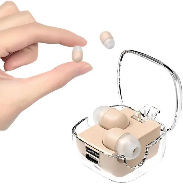 Main image of Mini Small Invisible Earbuds Wireless Bluetooth Tiny Hidden Earbuds | Low Profile Skin Tone Micro Earbuds Mini Hidden Headphones For Work Mini Small Ear Buds Invisible Headphones