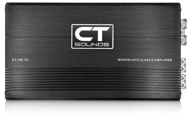 Main image of CT-700.1D Compact Class D Car Audio Monoblock Amplifier, 700 Watts RMS