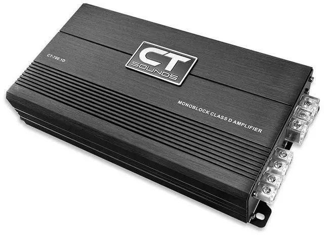 Alt view image 3 of 6 - CT-700.1D Compact Class D Car Audio Monoblock Amplifier, 700 Watts RMS