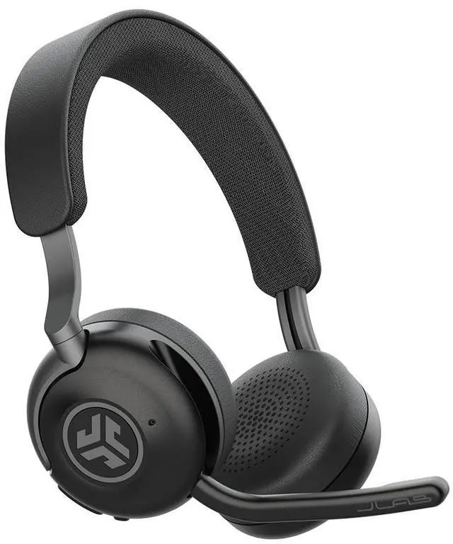 Main image of Epic Work ANC Wireless on-Ear Headset with Microphone, smart Noise Cancellation, multipoint Connect, Charging hub, Black