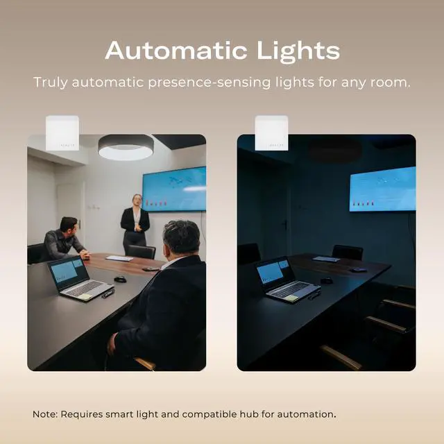 Alt view image 3 of 7 - Smart Presence Sensor R3, 60GHz mmWave Radar, USB-C Powered, RGB Light with Status Indication, Illumination Sensor, Zigbee Repeater, Compatible with Home Assistant(ZHA&Z2M), SmartThings