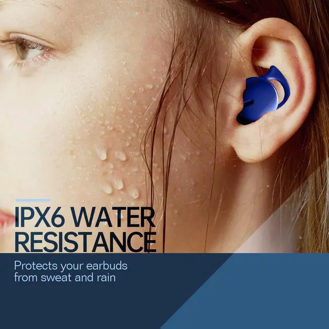 Alt view image 4 of 7 - Invisible Sleep Headphones,Sleep Earbuds for Side Sleepers,Small Comfortable Fit Noise Blocking Sleeping Ear Buds,Bluetooth 5.3 Wireless Earbuds, in-Ear Ear Buds for Sleeping, Working (Blue)