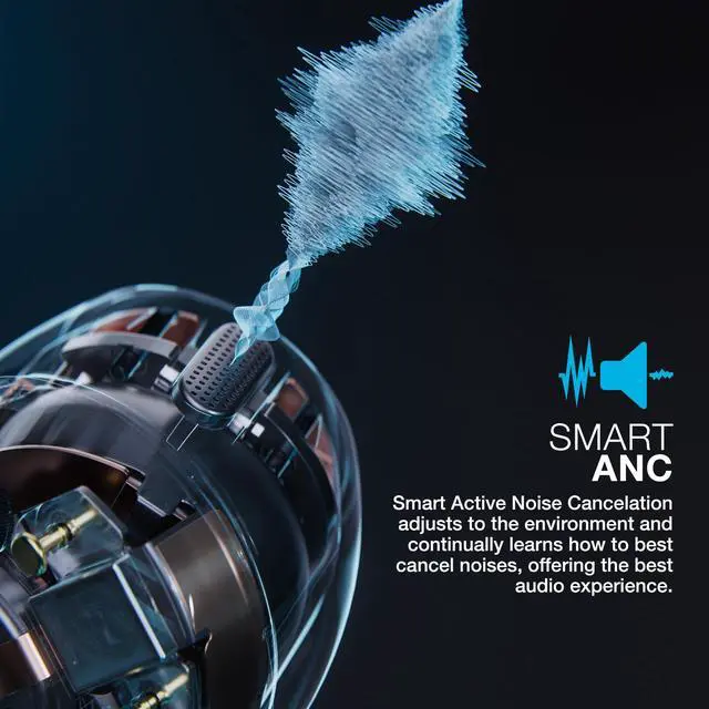 Alt view image 4 of 7 - Epic Lab Edition, True Wireless Earbuds, Hybrid Dual Drivers, Spatial Audio, Black
