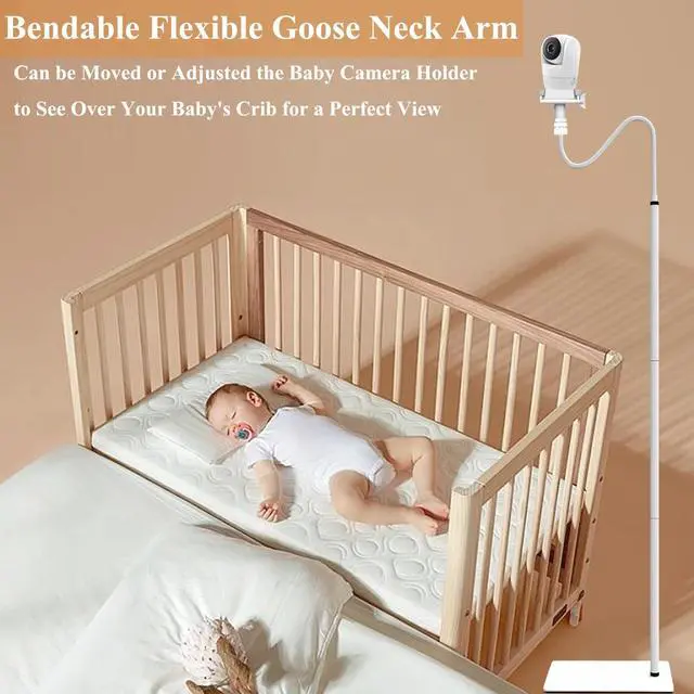 Alt view image 6 of 7 - Baby Monitor Camera Floor Stand Holder Mount Compatible with VTech/HelloBaby/Nanit Pro/Momcozy/iFamily/OKAIDI/Blemil/Motorola/Leapfrog/nooie IPC100/Infant Optics/ANMEATE/Flexible Holder Stand