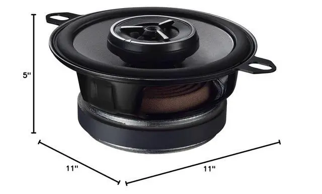 Alt view image 7 of 7 - eXcelon KFC-X3C 3.5-Inch Mid Range Car Speaker with Silk Balanced Dome Tweeters for Chrysler/Toyota/Others, 120 Watts Max Power (Pair)