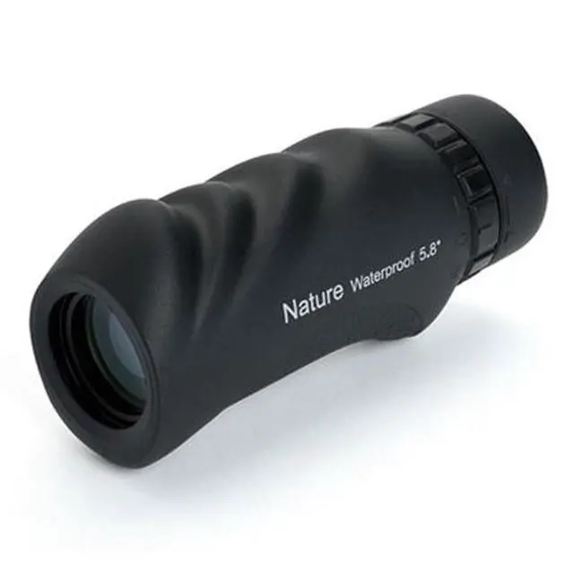 Alt view image 4 of 7 - Nature 10x25 Monocular for Hiking and Wildlife Viewing | Pocket Sized Monocular, Multi-Coated Optics, 25mm Objective Lens, BaK-4 Prism, Twist-Up Eyecup, Waterproof & Fogproof