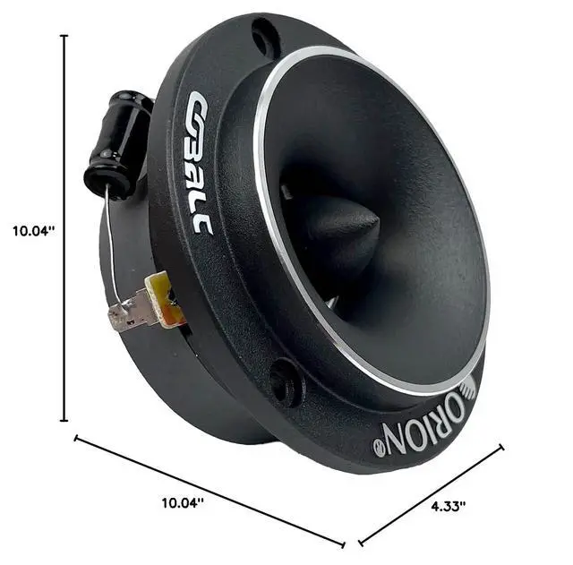 Alt view image 7 of 7 - Cobalt CTW1.7HP 3.8" Super Bullet Tweeters, 300W Max Pair | 75W RMS, Aluminum Diaphragm, 1" Voice Coil, Built-In Crossovers