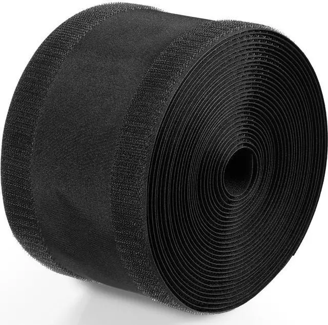 Main image of Cord Cover Floor Cable Protector Carpet Wire Cover Floor Cable Management for Office Carpet Organized and Protect(4 Inch X 100 Feet,Black)