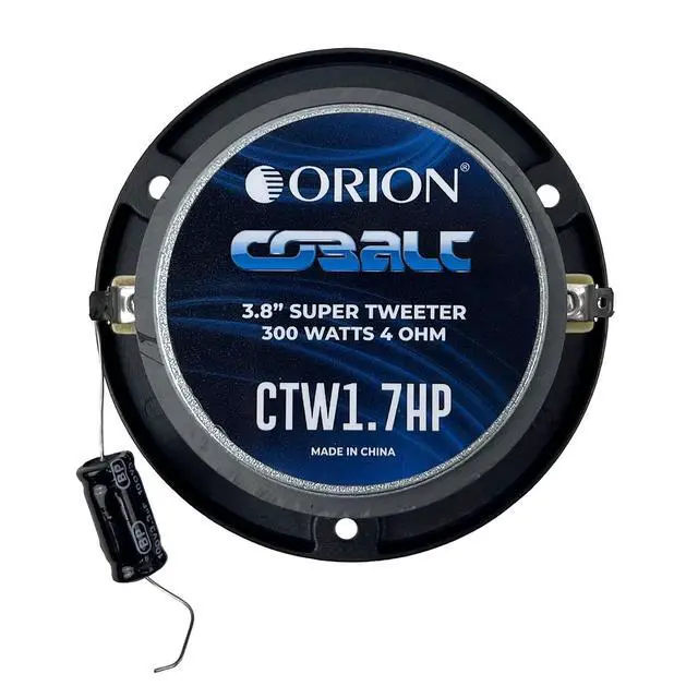 Alt view image 6 of 7 - Cobalt CTW1.7HP 3.8" Super Bullet Tweeters, 300W Max Pair | 75W RMS, Aluminum Diaphragm, 1" Voice Coil, Built-In Crossovers