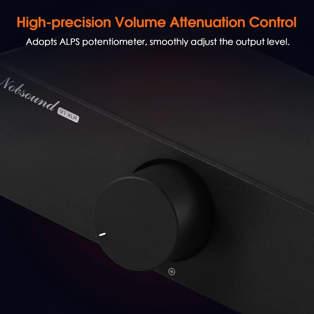 Alt view image 3 of 7 - XLR Variable Audio Attenuator: Balanced Passive Preamp - Stereo Audio Volume Controller for Signal Optimization with ALPS RK27 - for Critical Listening Audiophiles
