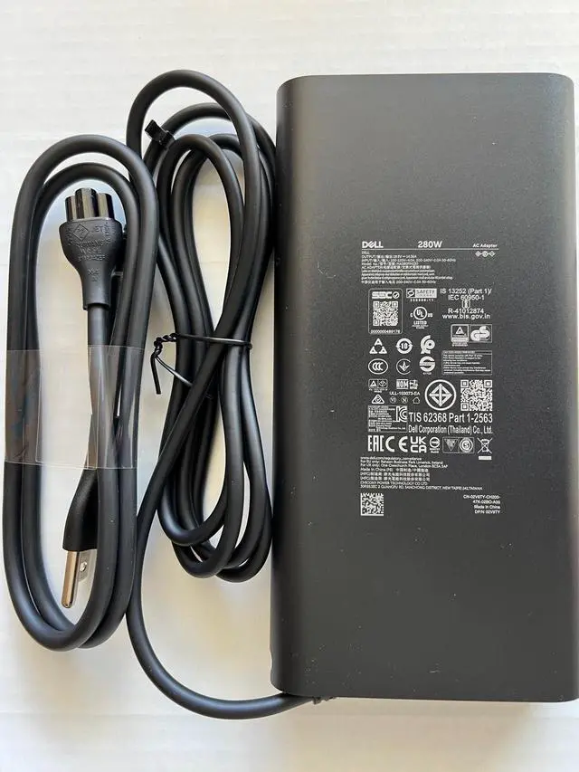 Main image of 280W GaN AC Adapter Laptop Charger 7.4mm Barrel for Alienware M16 M18 R2 Precision 3280 Compact