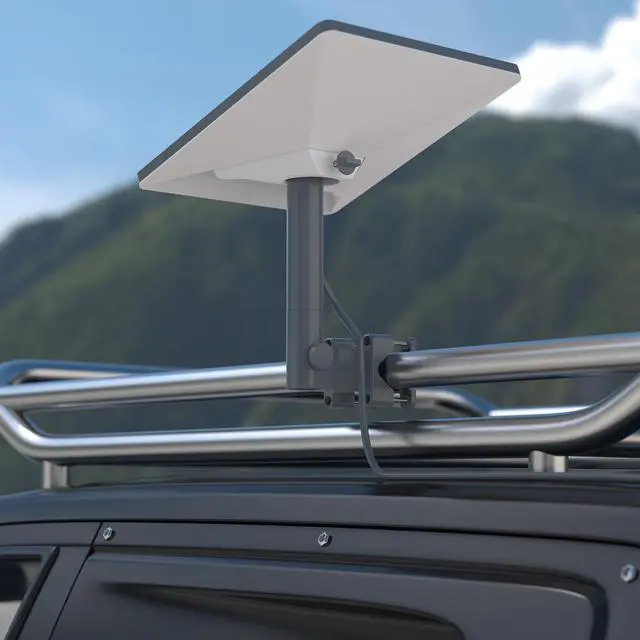 Alt view image 7 of 7 - Starlink Mini Mount,RV Ladder Mount for Starlink Mini/Mini X,Aluminum Alloy Starlink Kit with Installation Range 0.8-1.97Pipe Adapter for RV/Ladder/Pole/Rack/Roof Starlink Mini Accessories