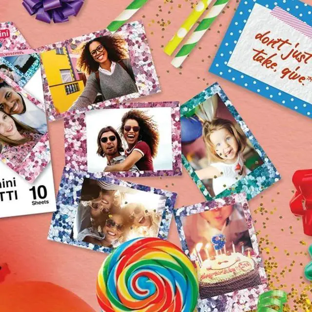 Alt view image 4 of 4 - Instax Confetti Mini Film 10 Exposures | Compatible with Cameras, Stunning Designs, Captivate Memories, Vibrant Colorful Instant Photos, (3 items)