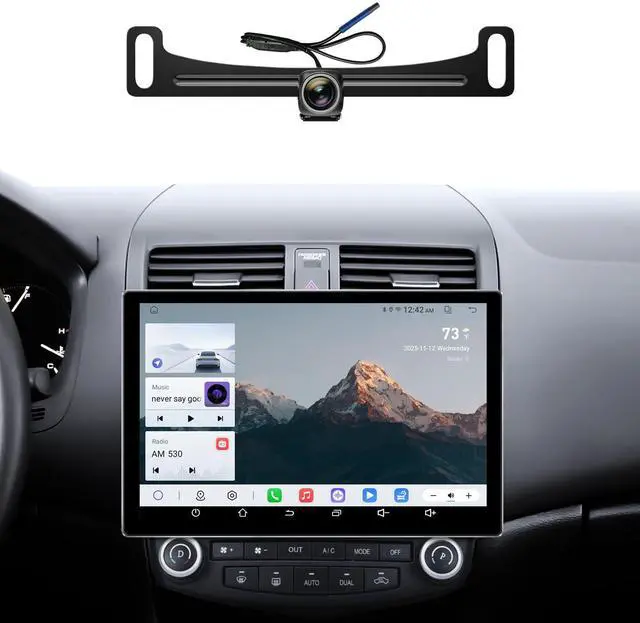 Main image of 11.5'' Car Radio for Honda Accord 7th Stereo 2003-2007 | Wireless CarPlay & Android Auto,4GB RAM 64GB ROM,Android 13.0,5G WiFi,Bluetooth 5.4,FM/AM radio,HD Touch Screen,GPS/SWC