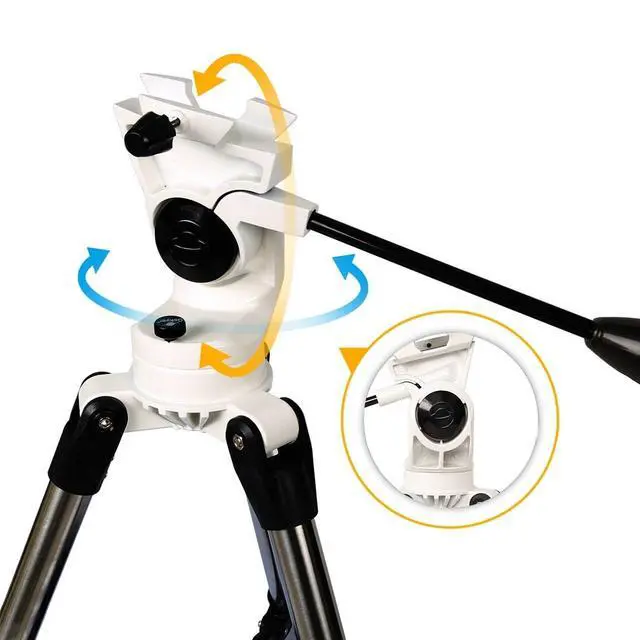 Alt view image 3 of 7 - Telescope, Telescopes for Adults, 80mm AZ Space Astronomical Refractor Telescope Kids, Adults Astronomy, German Technology Scope