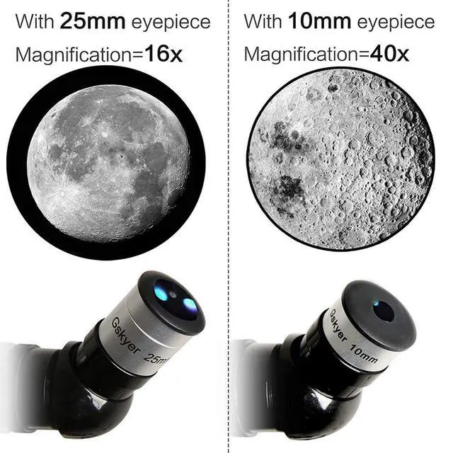 Alt view image 2 of 7 - Telescope, Telescopes for Adults, 80mm AZ Space Astronomical Refractor Telescope Kids, Adults Astronomy, German Technology Scope