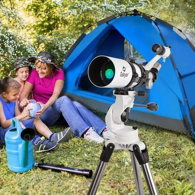 Alt view image 5 of 7 - Telescope, Telescopes for Adults, 80mm AZ Space Astronomical Refractor Telescope Kids, Adults Astronomy, German Technology Scope