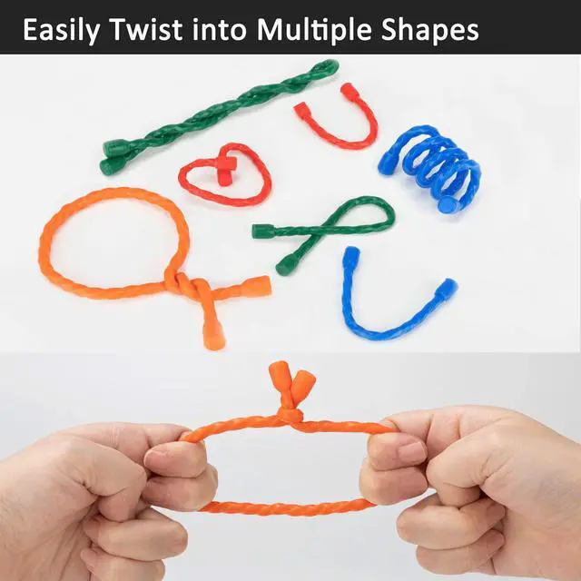 Alt view image 3 of 7 - 16 PCS Silicone Cable Ties Steel-Core Reusable Twist Ties Cable Tie Straps for Organizing Bundling and Holding All Purpose Bendable Cord Tie for Indoor and Outdoor 6 12 18 24 inch (4 Colors)