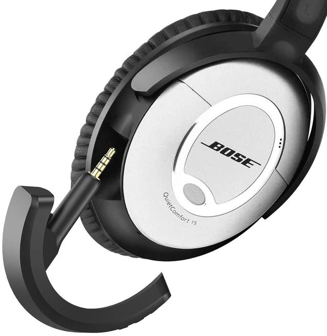 Main image of Bluetooth Adapter for Bose QuietComfort 15, Black Add Bluetooth Audio to Bose QC15 Headphones, with AptX Support, Builtin Microphone & Volume Controls