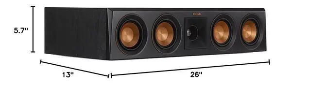 Alt view image 6 of 6 - RP-404C Reference Premiere Center Channel Speaker (Ebony)