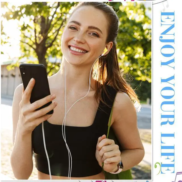 Alt view image 7 of 7 - 60 Pack Wired Earbuds Bulk 6 Colors Classroom Headphones with 3.5mm Jack Individually Bagged in-Ear Earphones for Classroom, School (Pink, Yellow, Blue, Green, Gray, Black,Retro)