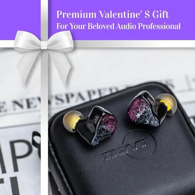 Alt view image 7 of 7 - ZiiGaat Odyssey 1DD+3BA Hybrid IEM in-Ear Monitor Earphone, 2Pin | Professional Sound Isolating Monitoring & Gaming Earbuds, with Detachable Cable for Bass-lovers Musician Audiophile