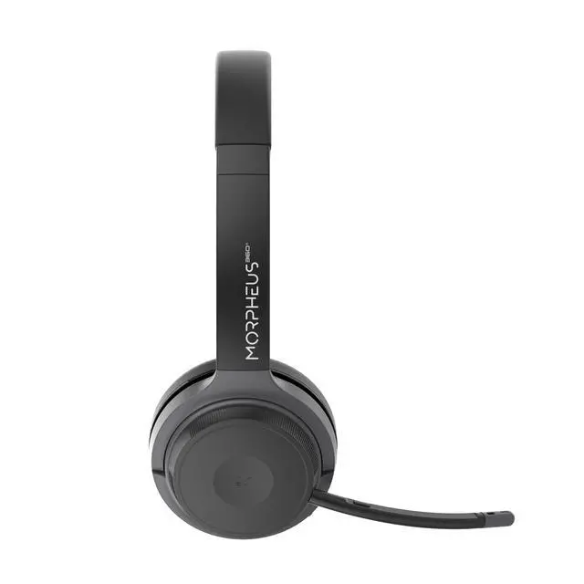 Alt view image 6 of 7 - Advantage Wireless Headset with Detachable Boom Mic CES Award-Winning Bluetooth Headset with Microphone, Noise Cancelling Headphones with Mic, UC Compatible, 20H Battery, USB Dongle