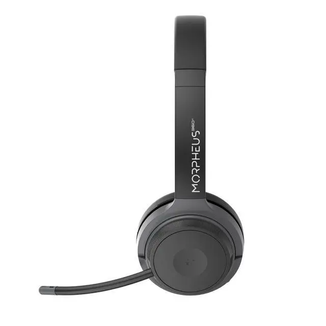 Alt view image 7 of 7 - Advantage Wireless Headset with Detachable Boom Mic CES Award-Winning Bluetooth Headset with Microphone, Noise Cancelling Headphones with Mic, UC Compatible, 20H Battery, USB Dongle