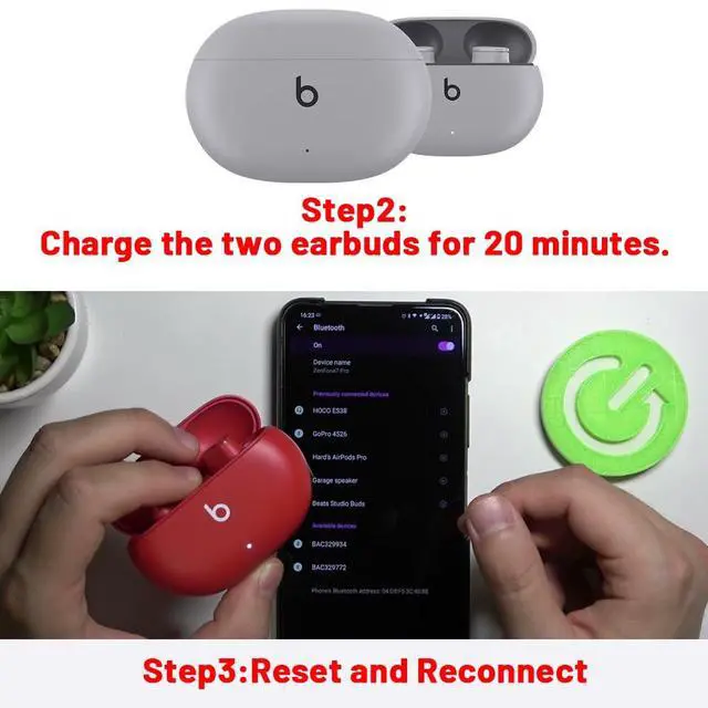 Alt view image 3 of 3 - Single Right Ear Bud Replacement for Beats Fit Pro(Black)