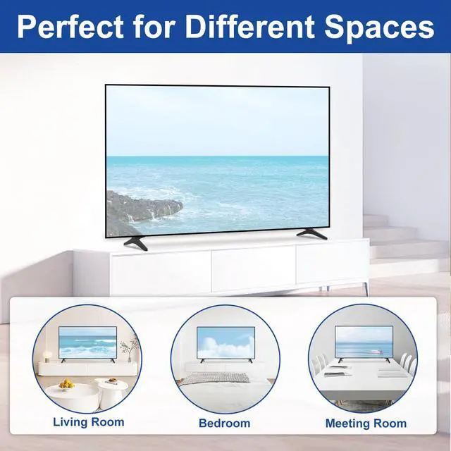 Alt view image 6 of 7 - TV Stand Legs for LG TV Legs 60 65 in 65UQ7950 65UJ6300 65UJ6320 65UJ6540 65UK6200 65UK6500 65UK6500PLA 65UM7300 65UN7300 60UJ6200 60UJ6300 60UK6200 60UM6950 60UN7300 TV Legs for LG TV Stand wr Screw