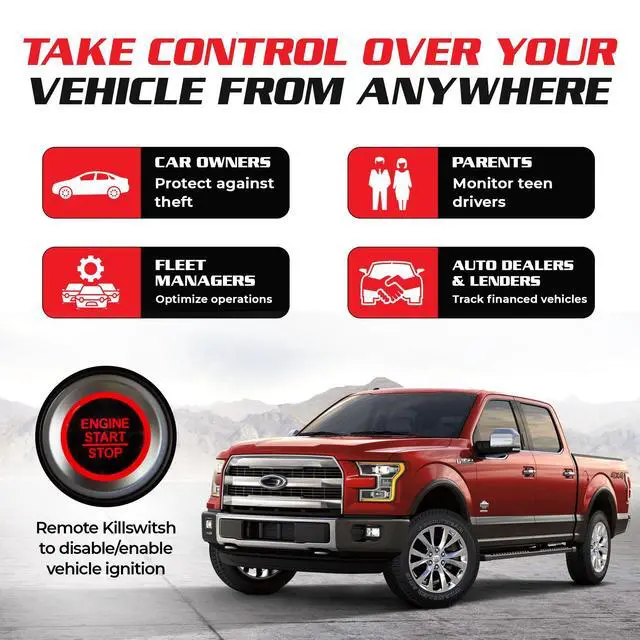 Alt view image 5 of 7 - GV53MG 4G LTE Hardwired GPS Tracker with Kill Switch | Real-Time Tracking, Geo-Fence Alerts, 6-Month Location History, US CA MX Coverage, SIM Included, Subscription Required