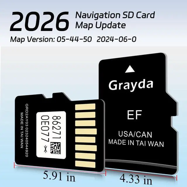 Alt view image 3 of 7 - 2026 Navigation SD Card Map Update Compatible with Toyota Vehicles | Fits Tacoma, Highlander, RAV4, Tundra, Camry, 4Runner, Sienna & More | Preloaded USA & Canada GPS Maps, Roads & POIs