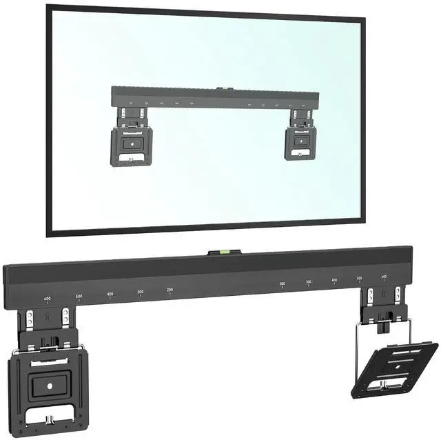 Main image of Ultra Slim TV Wall Mount for 43-100" TVs, Frame Compatible | Micro gap 0.37in low profile flush mount, compatible with most TVs, great alternative for Frame TV, max VESA 600x800, 165 lbs