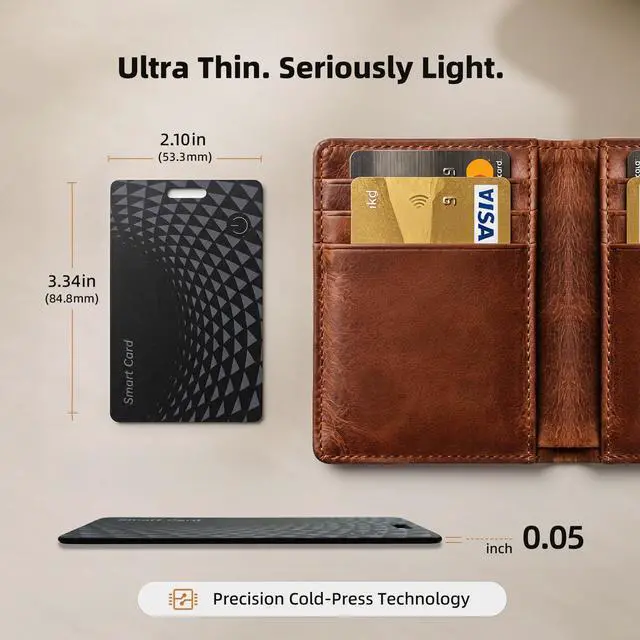 Alt view image 4 of 7 - 2026 Wallet Tracker Card Pro, Bluetooth Tracking Card (iOS & Android)