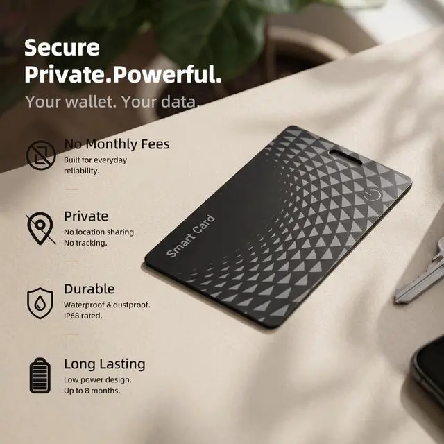 Alt view image 6 of 7 - 2026 Wallet Tracker Card Pro, Bluetooth Tracking Card (iOS & Android)